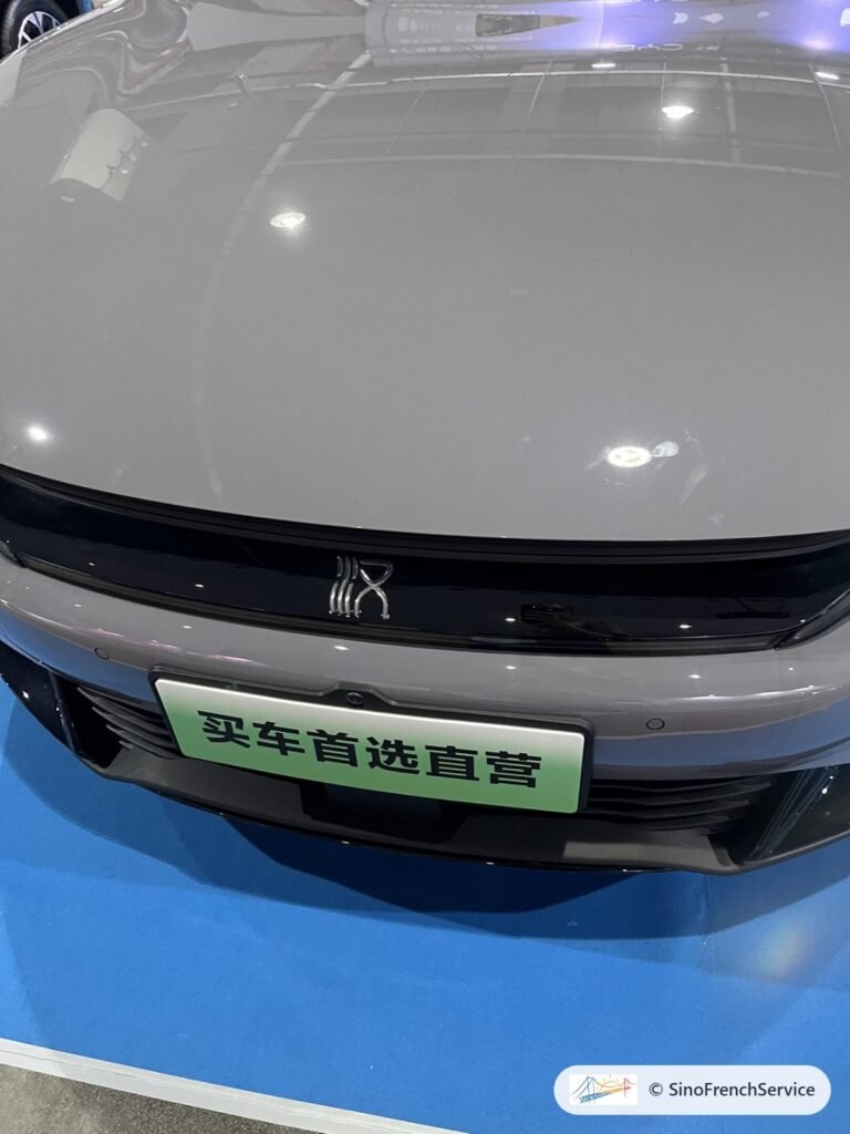 Logo en caractère chinois 汉 sur une BYD Han